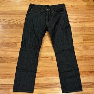 Men's Levi’s 514 dark denim jeans